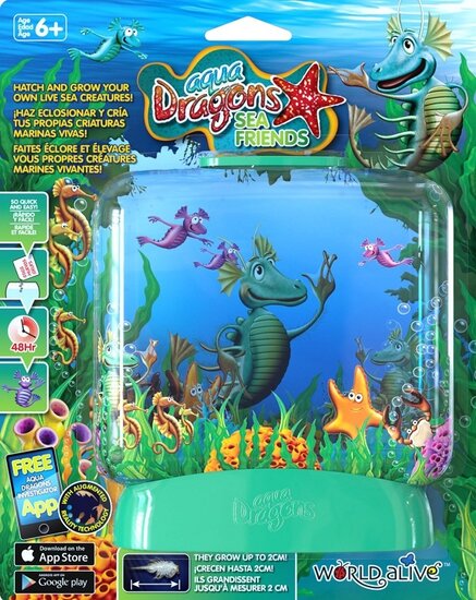 Aqua Dragons sea friends packaging