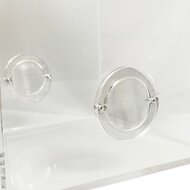 Terrarium van acryl voor insecten met 3x ventilatie